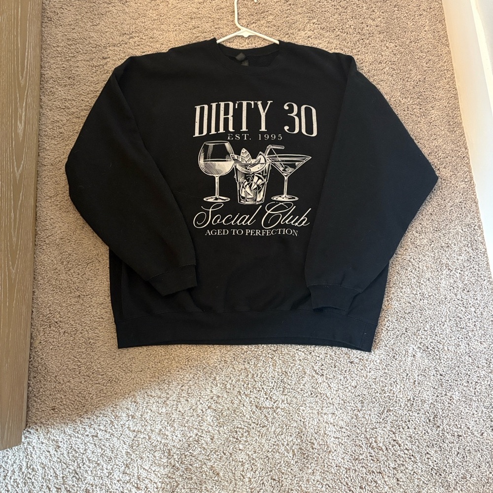 Black Graphic Women’s Sweater